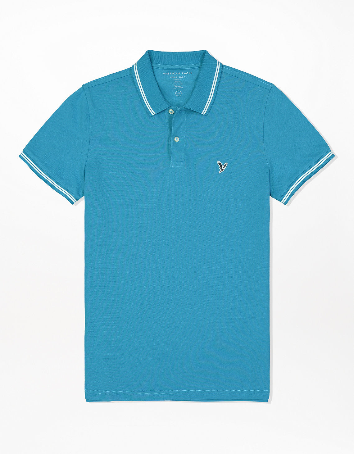 Camiseta Polo de Pique Slim Fit Ae - Verde 1165_9150_328_f