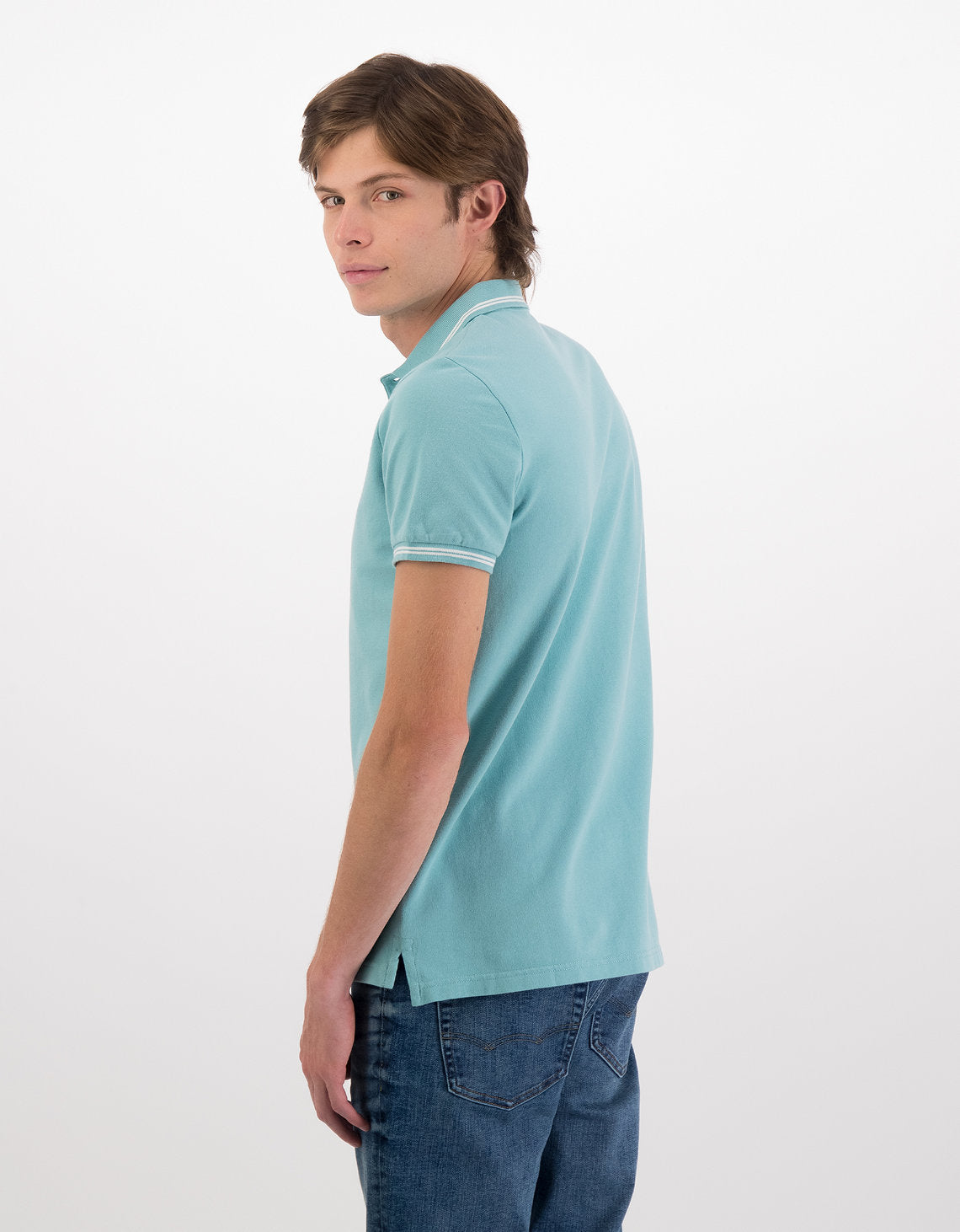 Camiseta Polo de Pique Slim Fit Ae - Generico 1165_9150_356_ob
