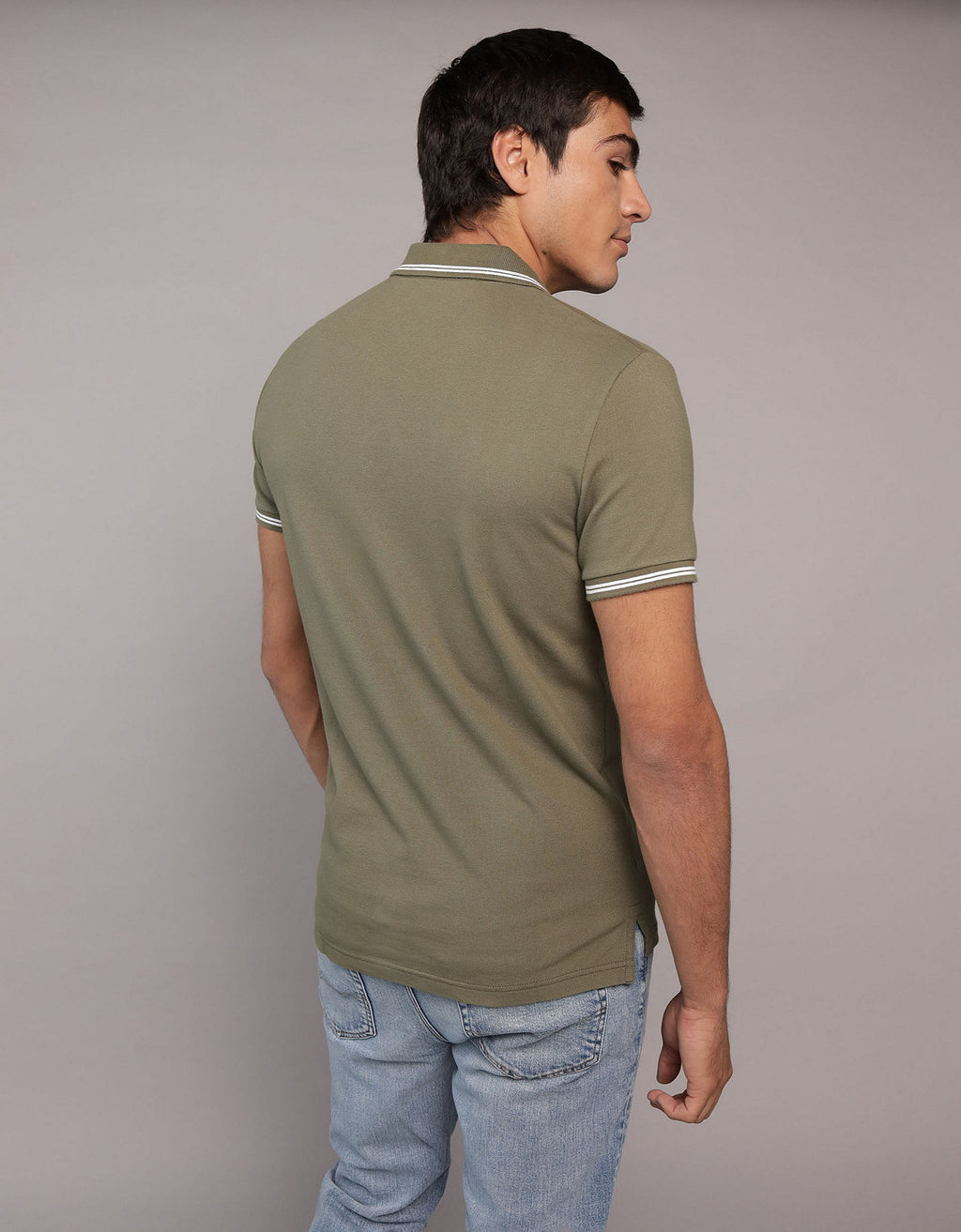 Camiseta Polo de Pique Slim Fit Ae - Generico 1165_9150_373_ob