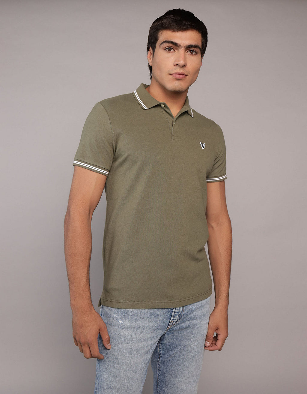 Camiseta Polo de Pique Slim Fit Ae - Generico 1165_9150_373_of