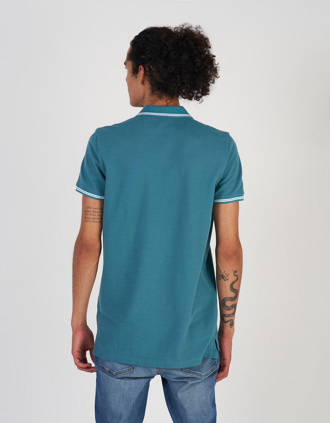 Camiseta Polo de Pique Slim Fit Ae - Verde 1165_9150_395_ob
