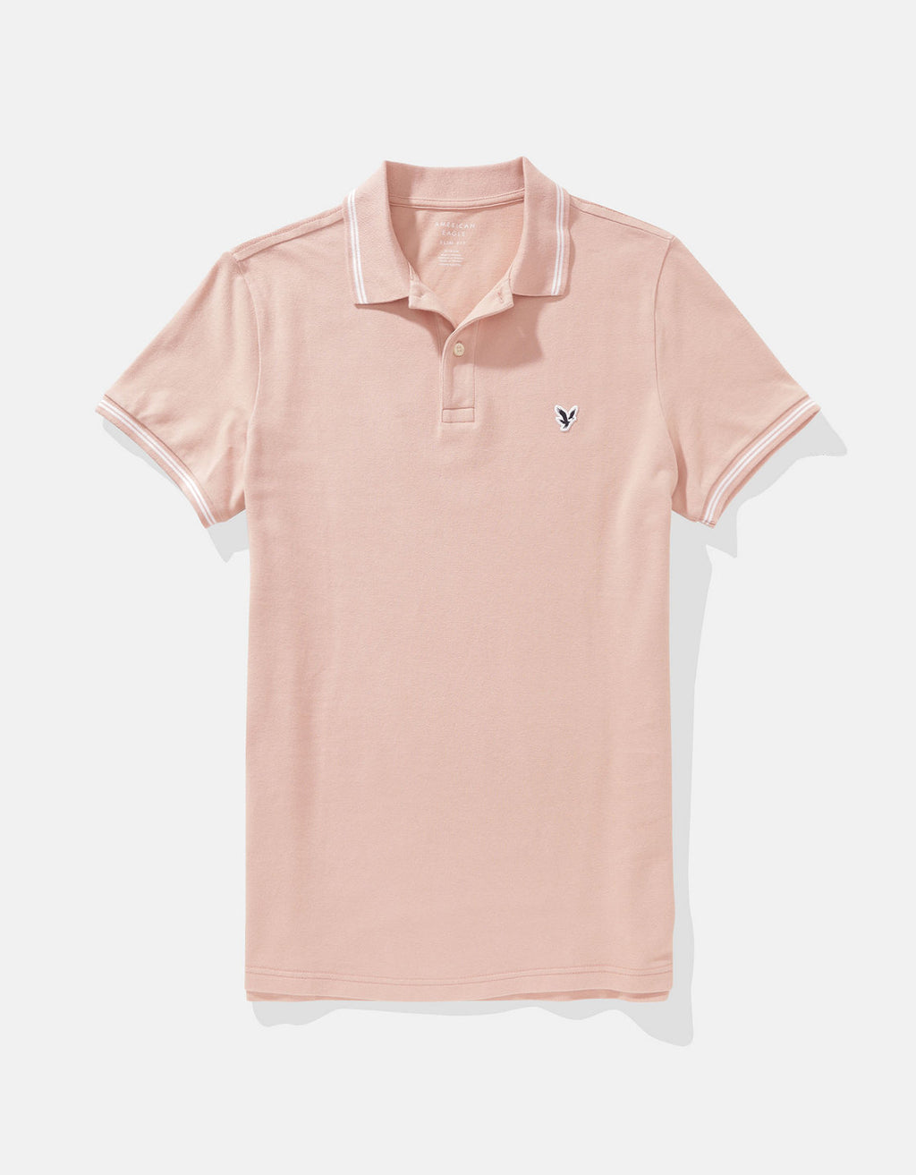 Camiseta Polo de Pique Slim Fit Ae - Rosa 1165_9150_612_f