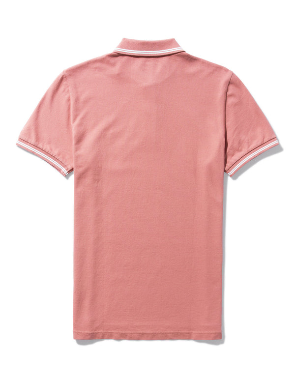 Camiseta Polo de Pique Slim Fit Ae - Rosa