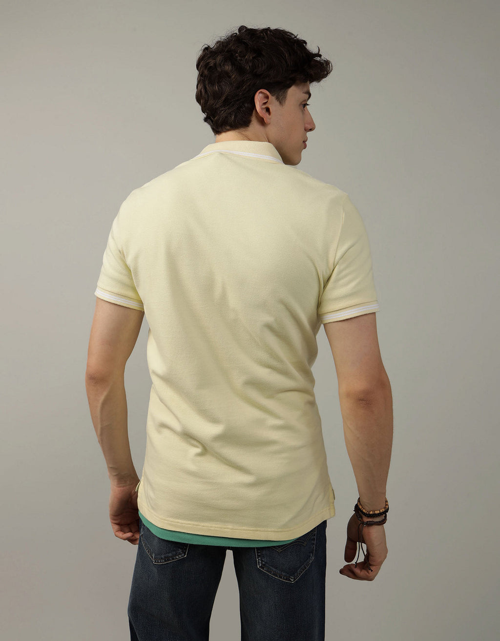 Camiseta Polo de Pique Slim Fit Ae - Generico 1165_9150_701_ob