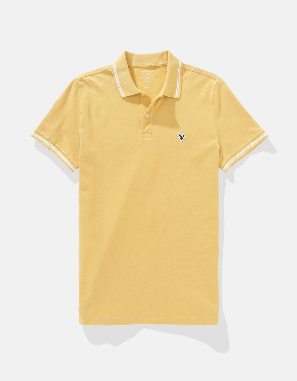 Camiseta Polo de Pique Slim Fit Ae - Dorado 1165_9150_760_f