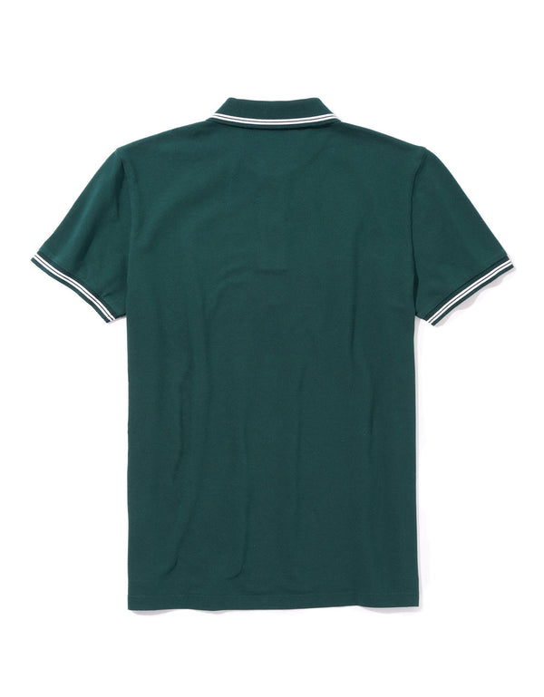 Camiseta Polo de Pique Slim Fit Ae - Verde