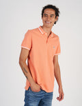 Camiseta Polo de Pique Slim Fit Ae - Naranja 1165_9150_800_of
