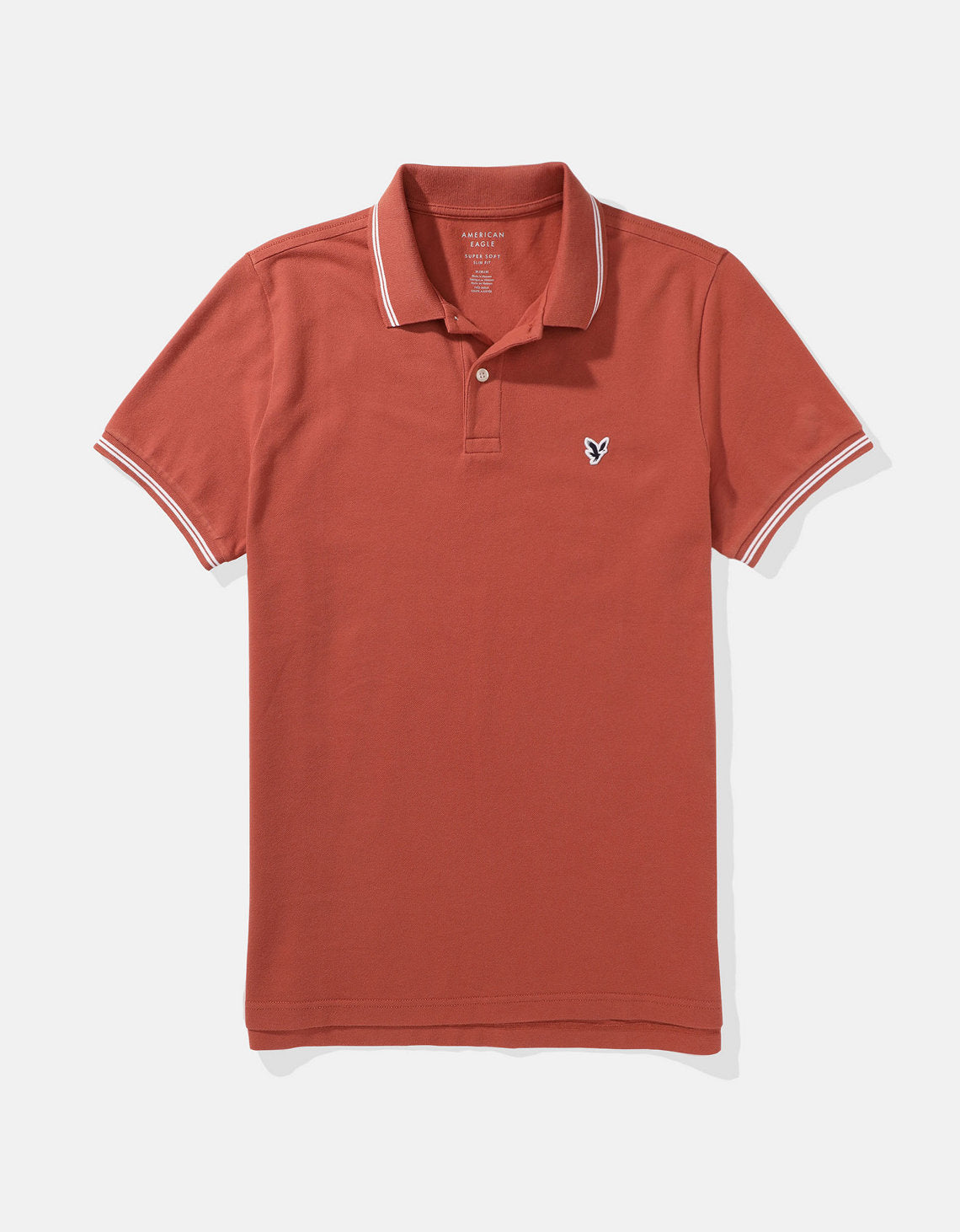 Camiseta Polo de Pique Slim Fit Ae - Café 1165_9150_812_f