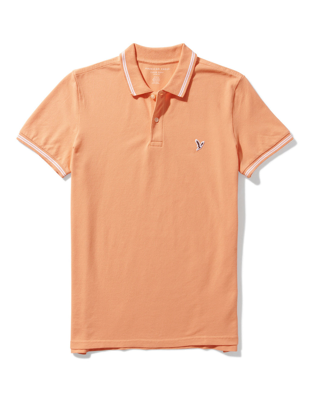 Camiseta Polo de Pique Slim Fit Ae - Gris 1165_9150_846_f