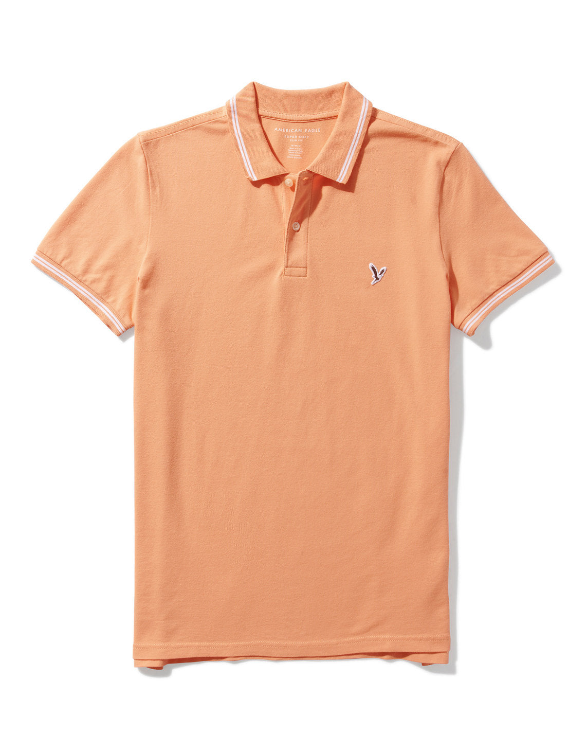 Camiseta Polo de Pique Slim Fit Ae - Gris 1165_9150_846_f