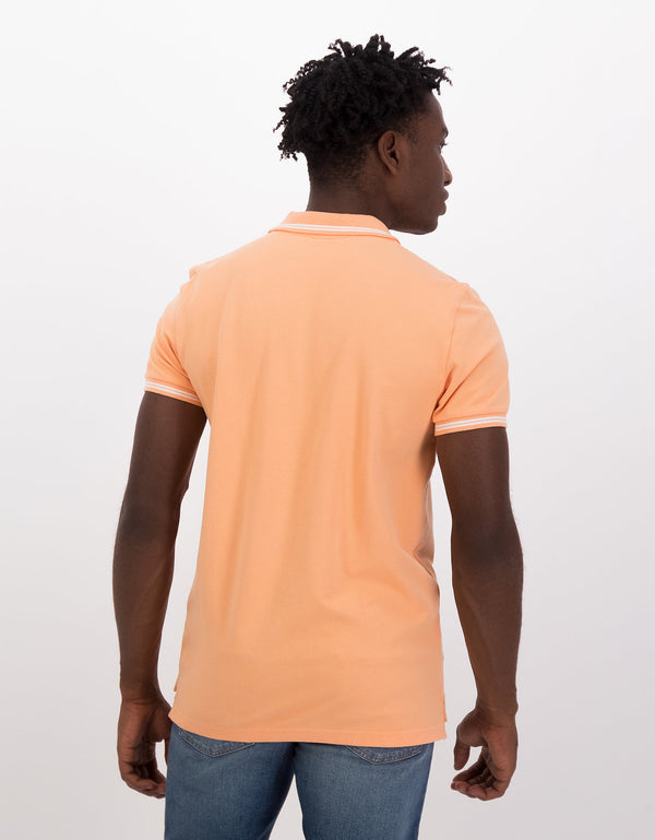 Camiseta Polo de Pique Slim Fit Ae - Gris