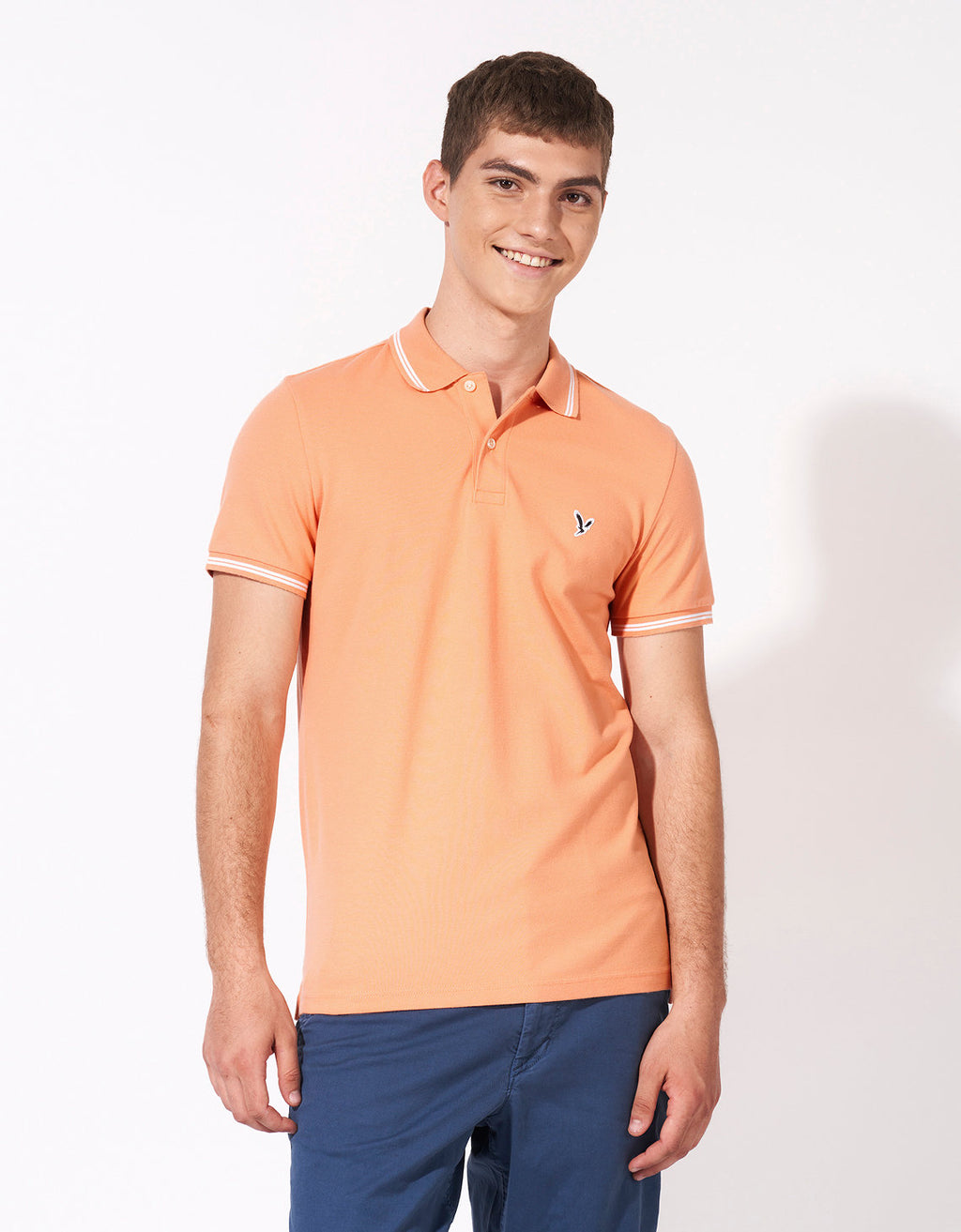Camiseta Polo de Pique Slim Fit Ae - Generico 1165_9150_955_of