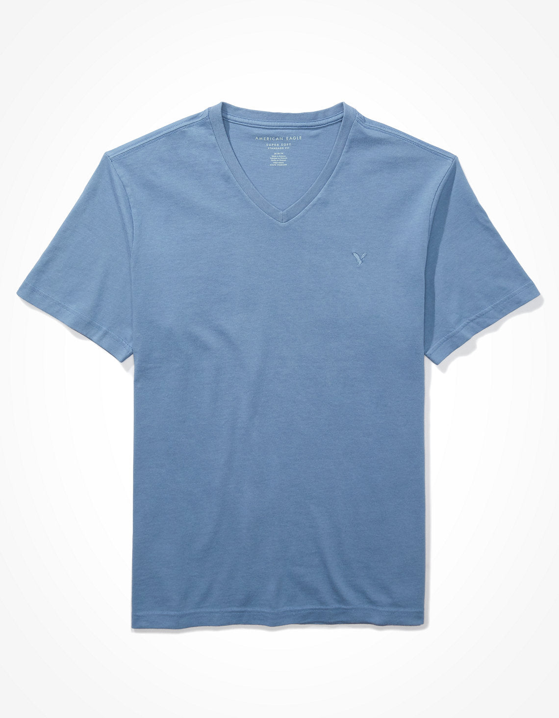 Camiseta Ae súper suave, cuello V - Azul 1177_1541_401_f