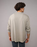 Camiseta gráfica de manga larga AE Super Soft - Gris 1182_4599_040_ob