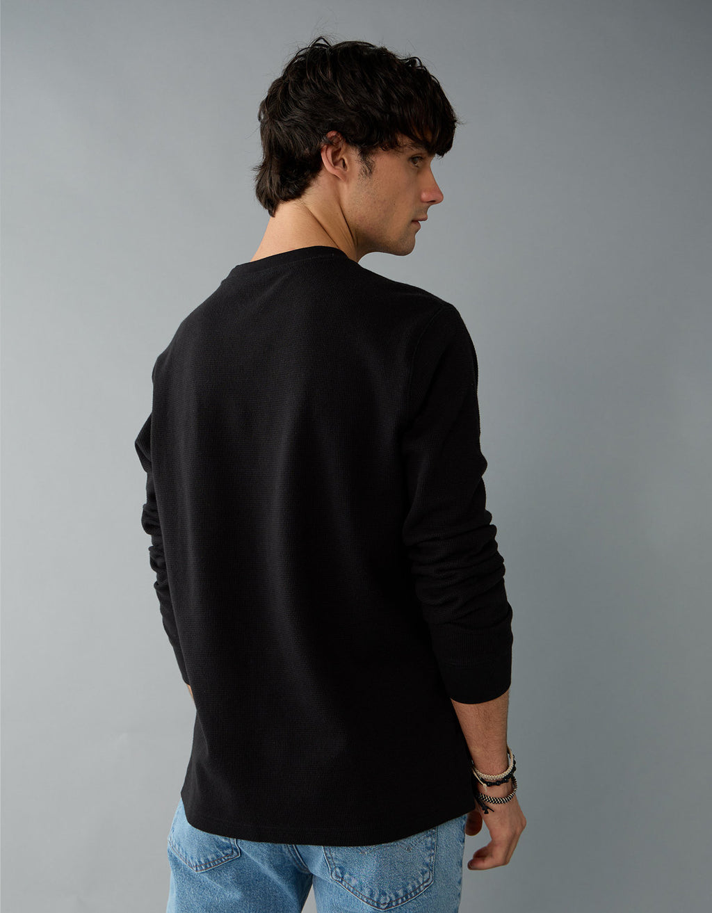 Camiseta Térmica de Manga Larga Ae - Negro 1182_4817_064_ob