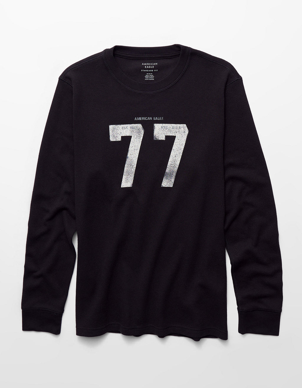Camiseta Térmica de Manga Larga Ae - Negro 1182_5954_001_f