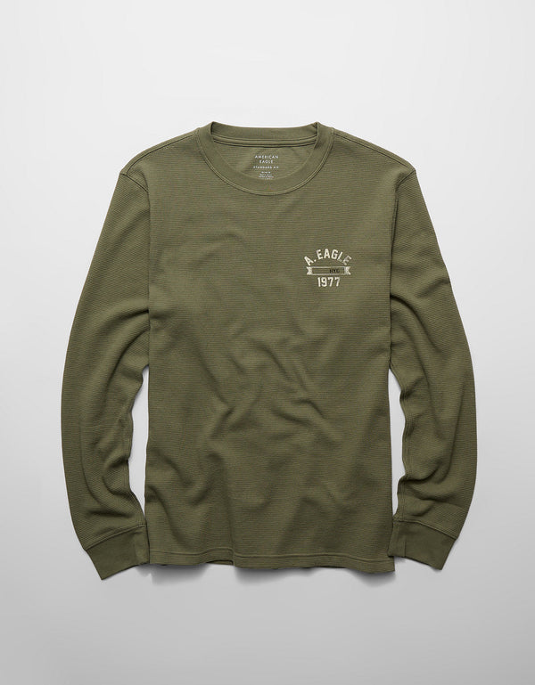 Camiseta Térmica de Manga Larga Ae - Verde