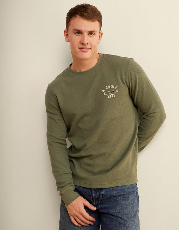 Camiseta Térmica de Manga Larga Ae - Verde