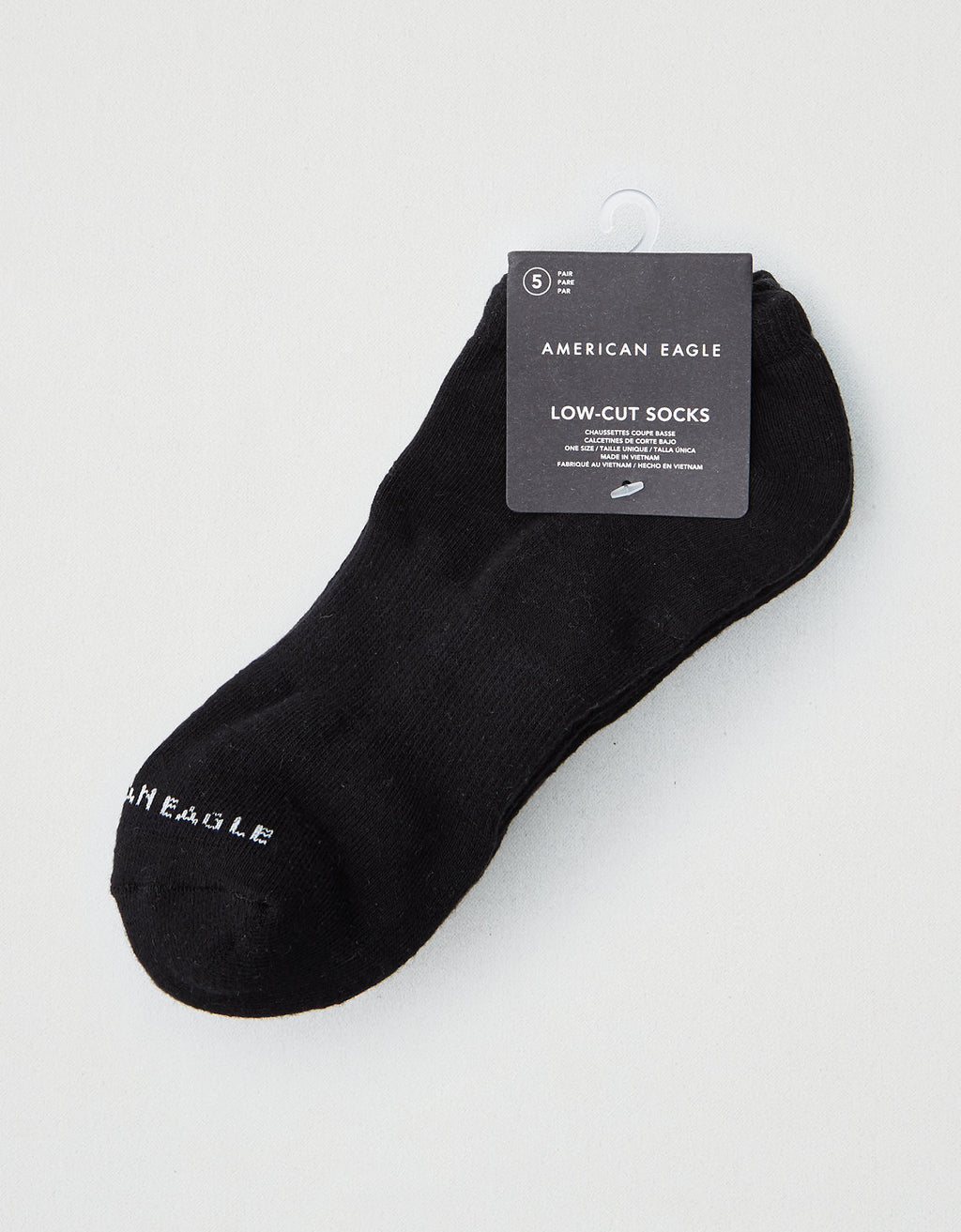 Pack de 5 medias tobilleras Aeo  - Negro 1225_2864_001_b