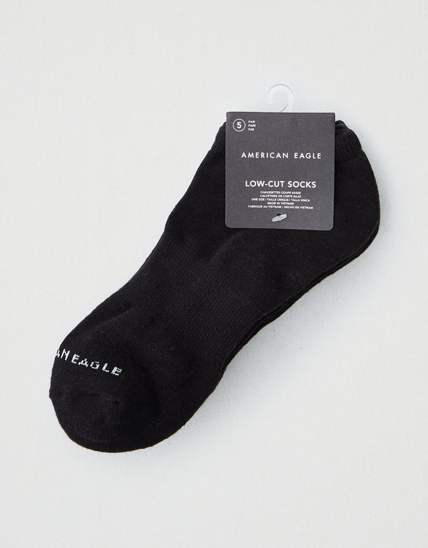 Pack de 5 medias tobilleras Aeo  - Negro