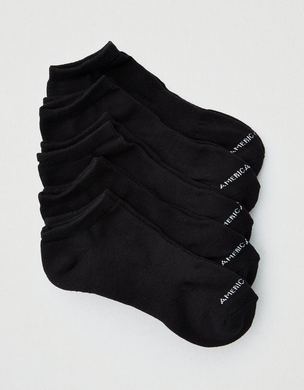 Pack de 5 medias tobilleras Aeo  - Negro