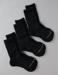 Calcetines tripack Ae Crew - Negro 1225_7973_001_f