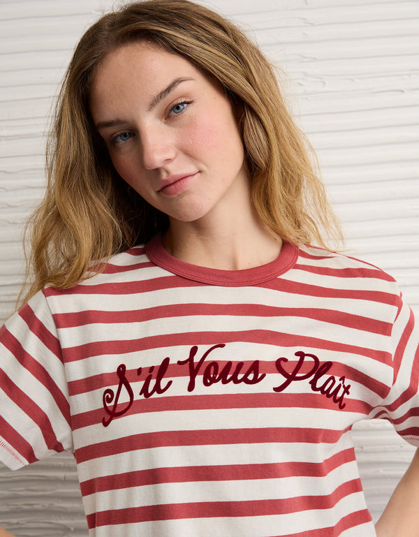 Camiseta Gráfica ExBoyfriend Ae - Rojo