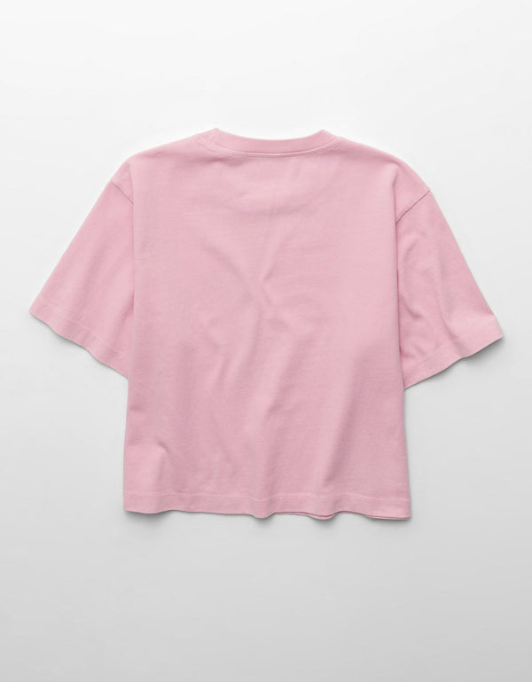 Camiseta Gráfica Ae Boxy - Rosa