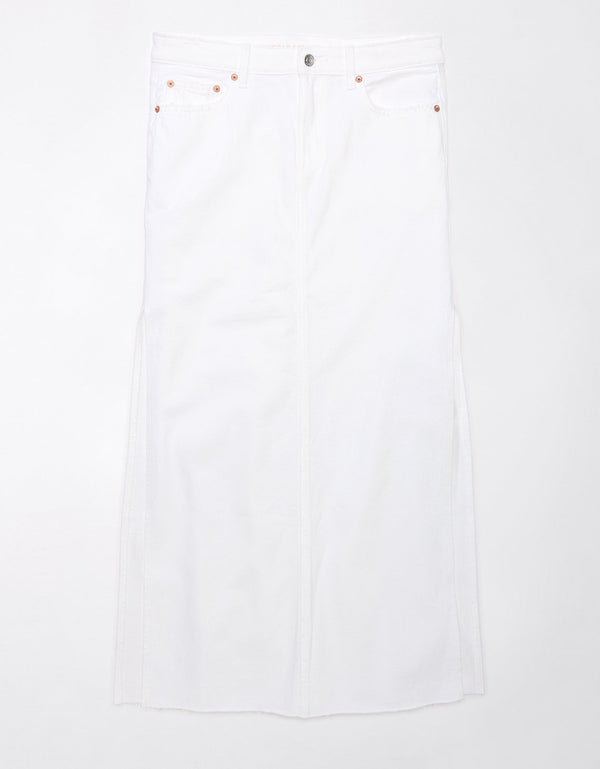 Falda AE denim - Blanco