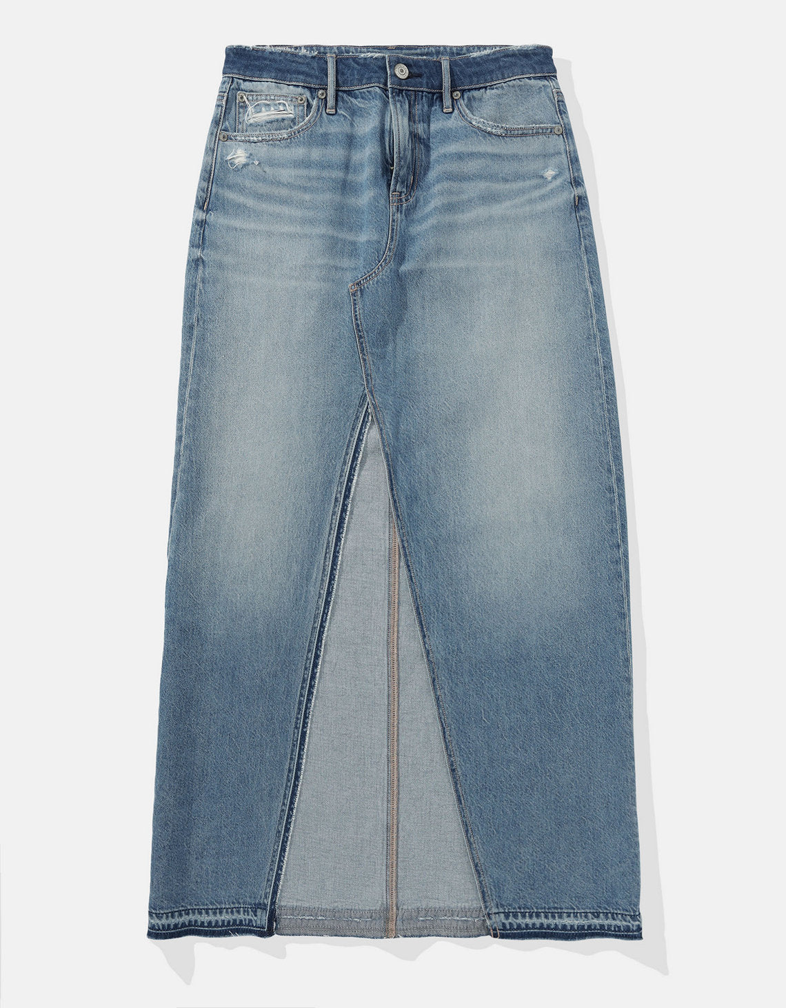 Falda larga Denim con abertura de Mujer - Azul 1313_4878_540_f