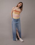 Falda larga Denim con abertura de Mujer - Azul 1313_4878_540_of