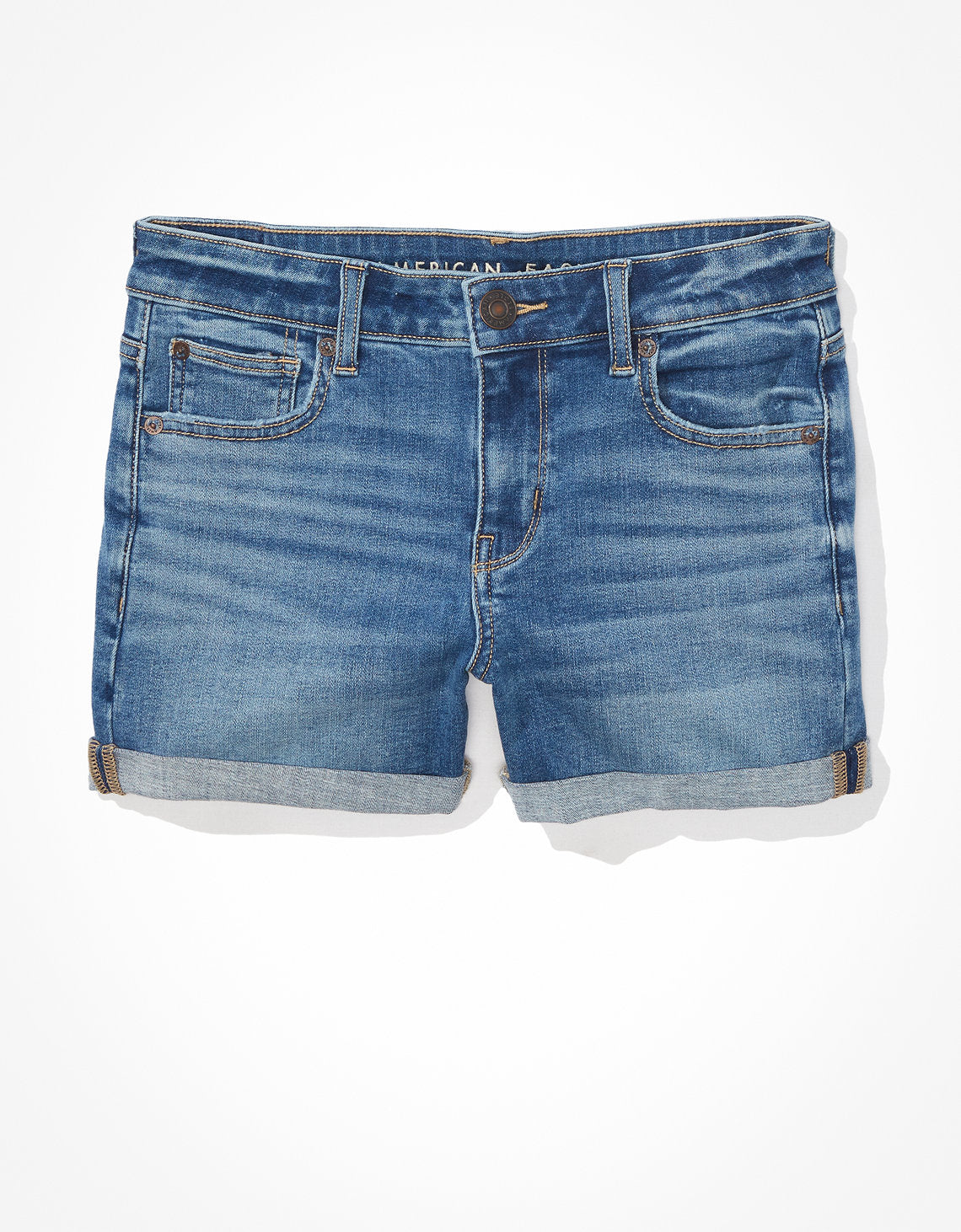 Short AE Ne(x)t Level Denim Midi de tiro bajo - Generico 1332_7038_851_f