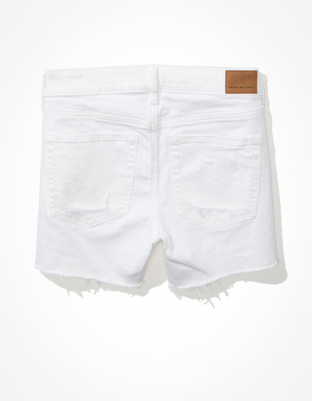 Short AE Stretch Denim Midi de tiro bajo - Blanco 1332_7041_100_b