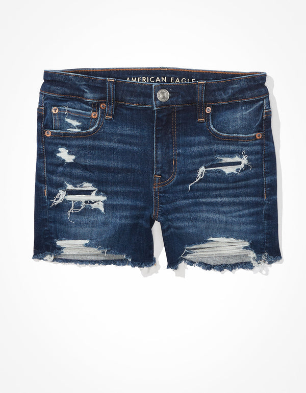 Short AE Ne(x)t Level Denim Midi de tiro bajo - Generico
