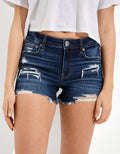 Short AE Ne(x)t Level Denim Midi de tiro bajo - Generico 1332_7043_068_of