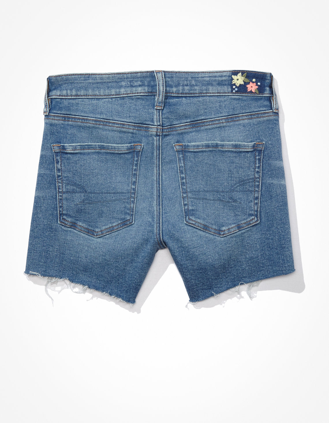 Short AE Ne(x)t Level Denim Midi de tiro bajo - Azul 1332_7351_540_b