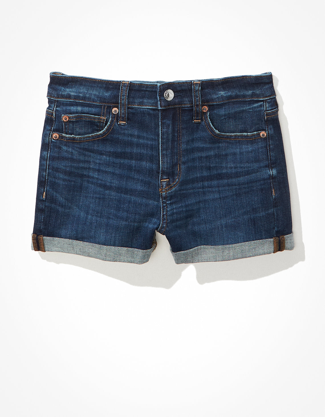 Short súper corto en denim Ae Ne(x)t Level de tiro alto - Generico 1333_7012_074_f