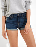 Short súper corto en denim Ae Ne(x)t Level de tiro alto - Generico 1333_7012_074_of