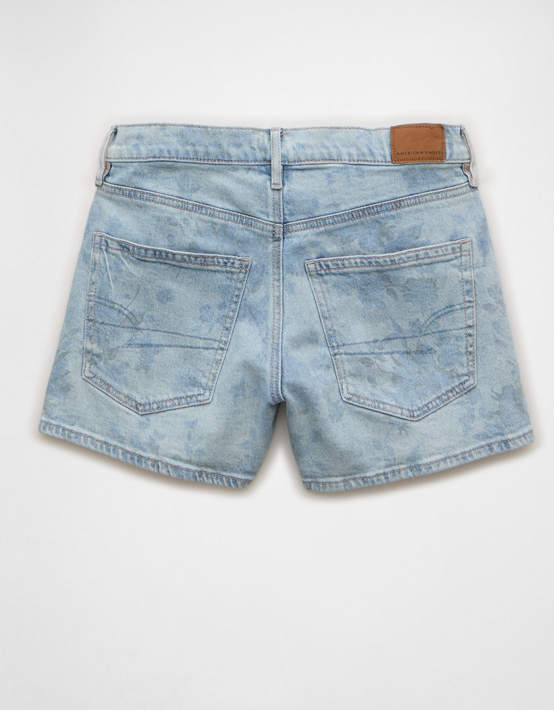 Ae Strigid pantalón corto de mezclilla relajado de tiro alto - Azul 1334_8703_488_b