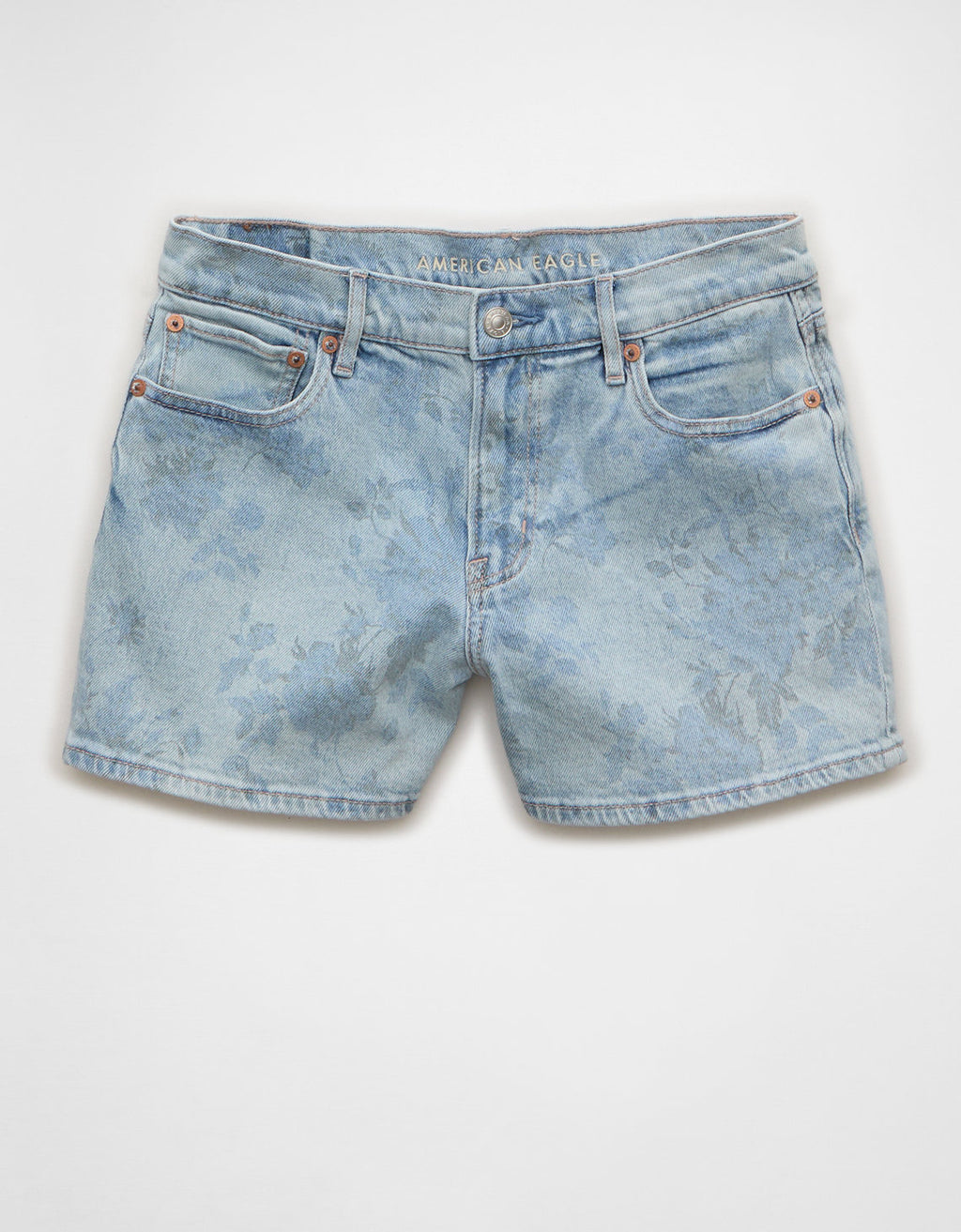 Ae Strigid pantalón corto de mezclilla relajado de tiro alto - Azul 1334_8703_488_f