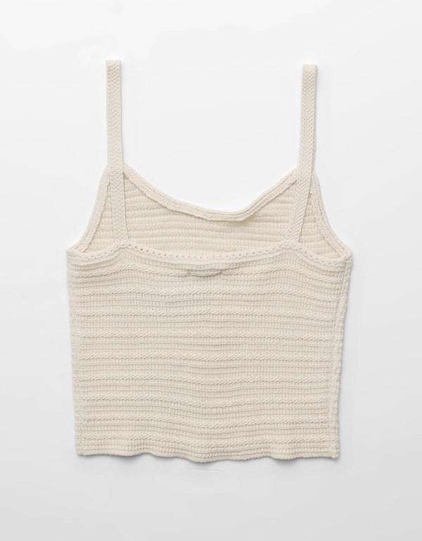 Tank Top cropped de crochet Ae - Generico