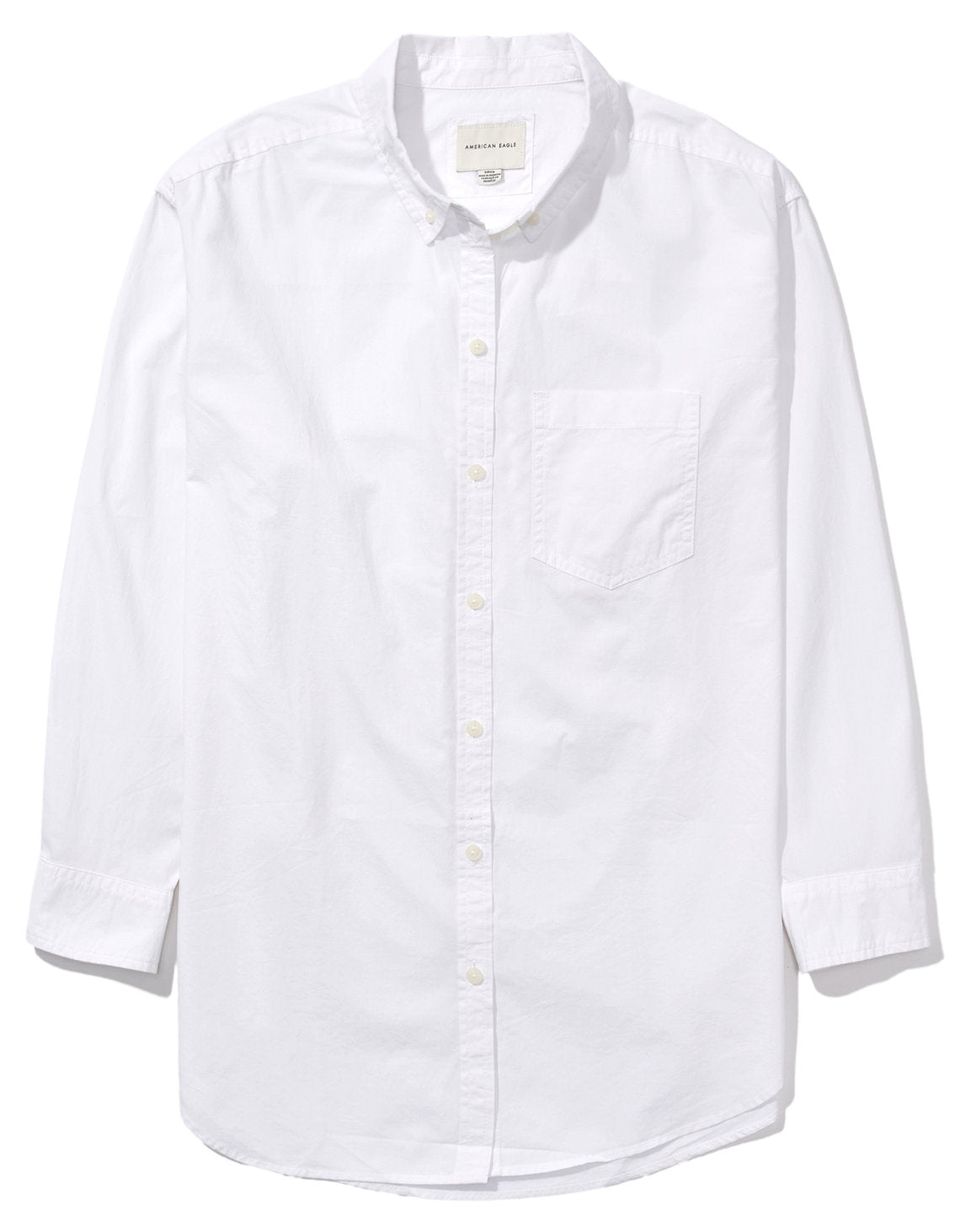 Camisa Oxford AE oversized de botones - Blanco 1354_4626_100_f