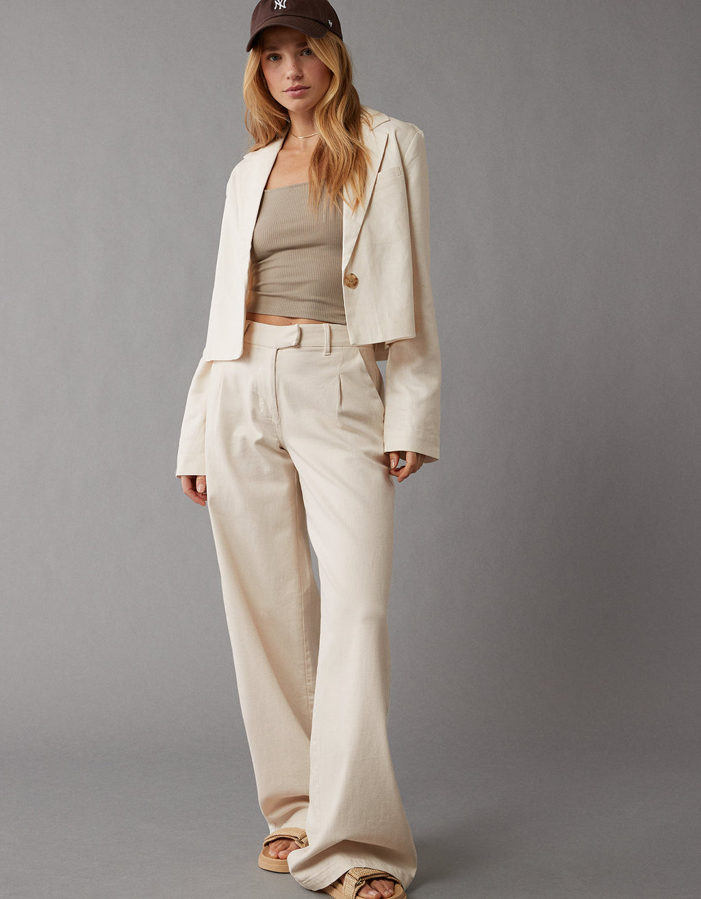 Blazer AE tipo cropped de Mujer - Generico 1383_3484_106_of