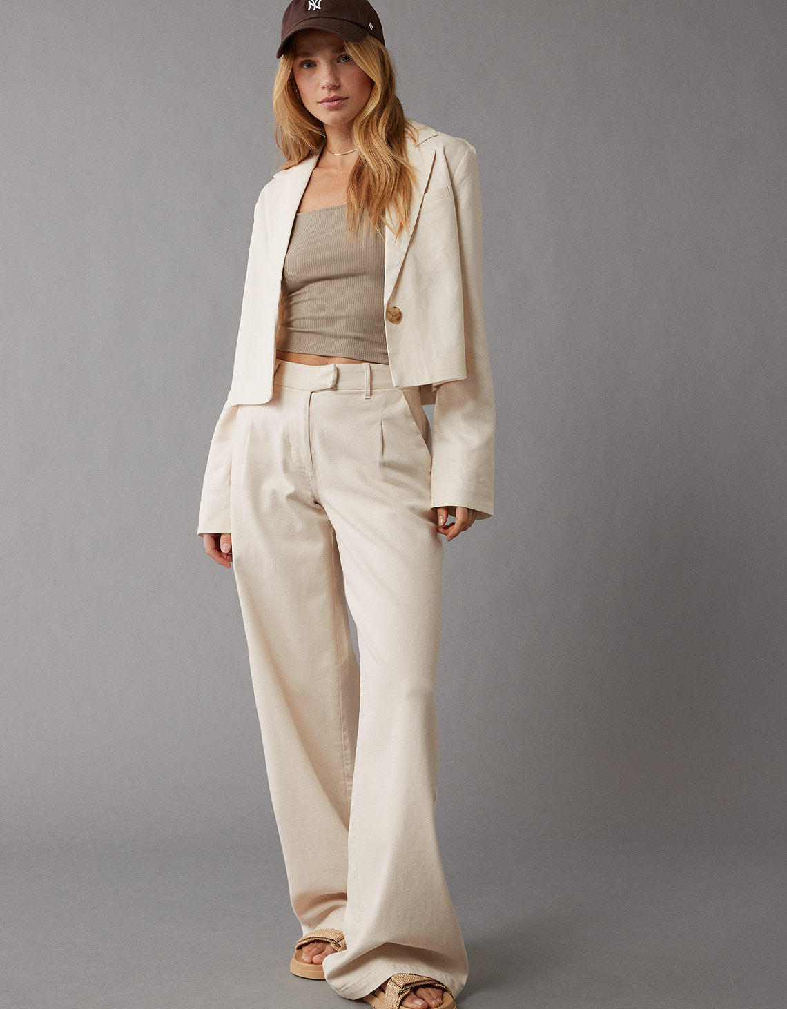 Blazer AE tipo cropped de Mujer - Generico 1383_3484_106_of