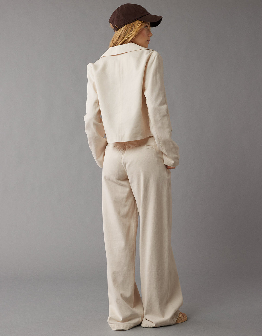 Blazer AE tipo cropped de Mujer - Generico 1383_3484_106_os