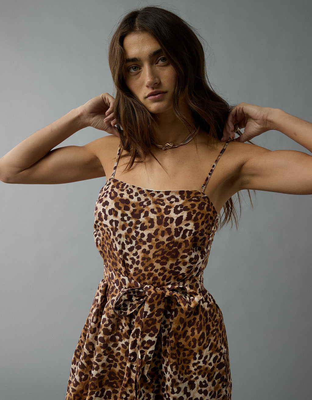 Enterizo Strapless con Cintura Ajustable para Mujer - Café 1396_8262_200_d2