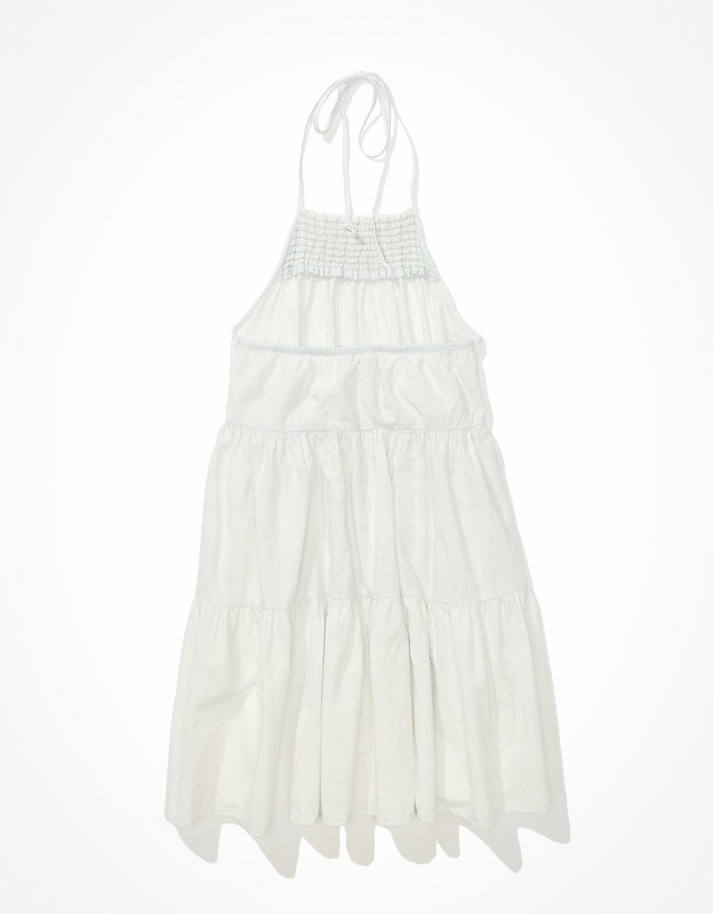 Vestido Mini AE Denim con cuello alto tipo halter - Azul 1399_6725_523_b