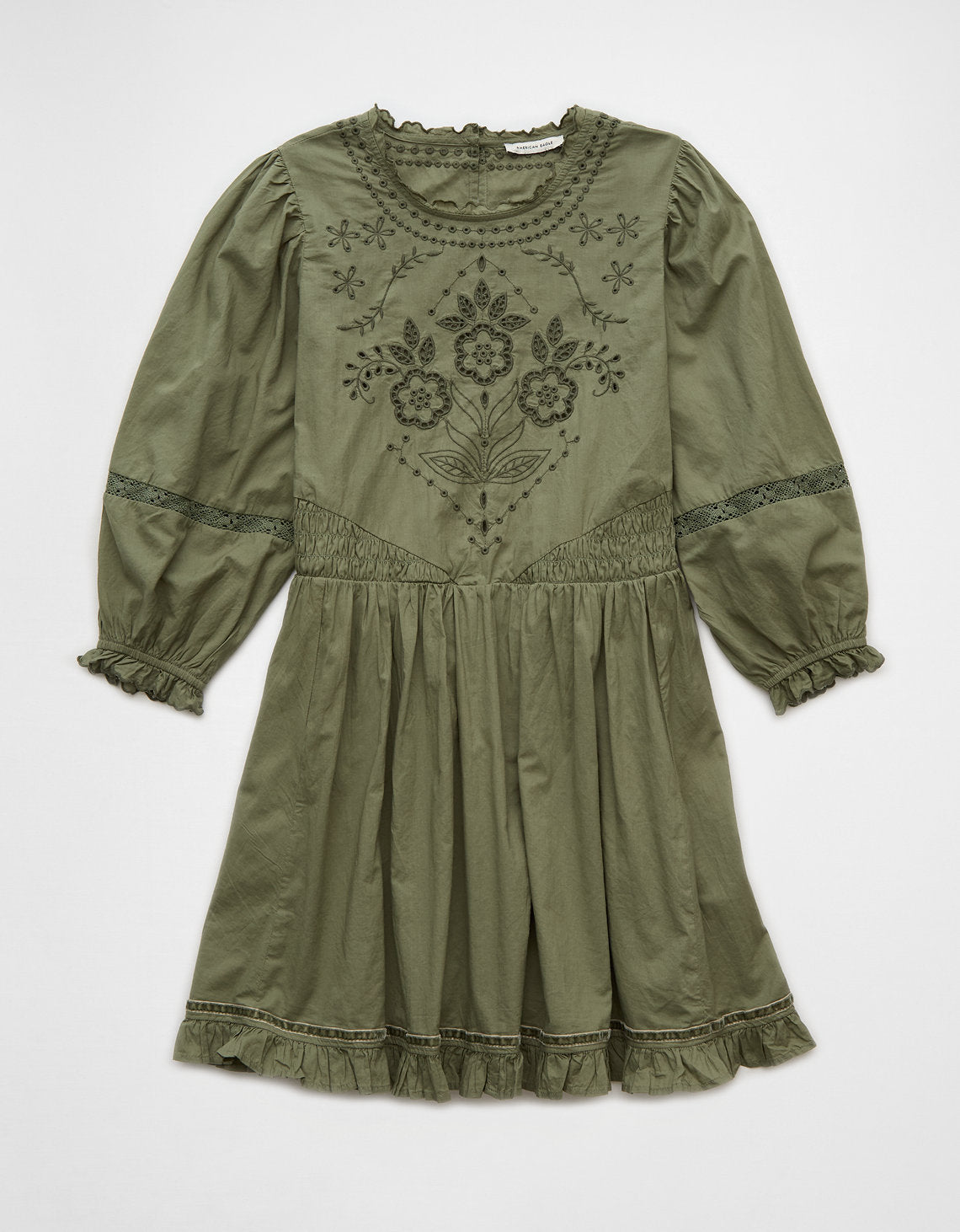 Vestido Bordado en frente Manga Larga Mujer AE - Generico 1399_8045_309_f