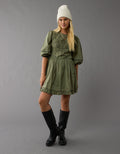 Vestido Bordado en frente Manga Larga Mujer AE - Generico 1399_8045_309_of