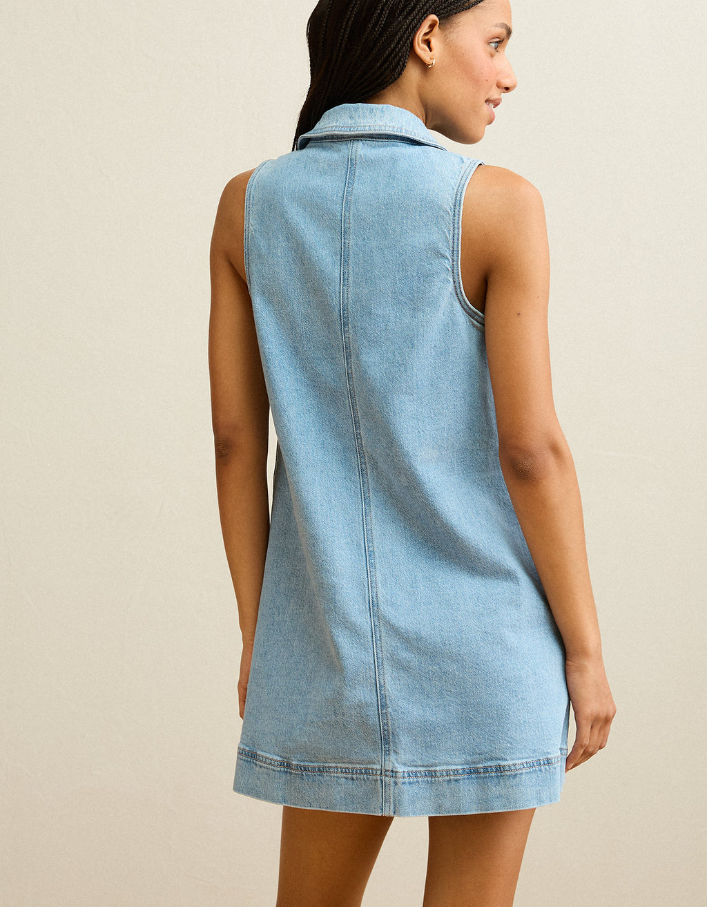 Vestido Mini Polo de Mezclilla Ae - Azul 1399_9488_915_ob
